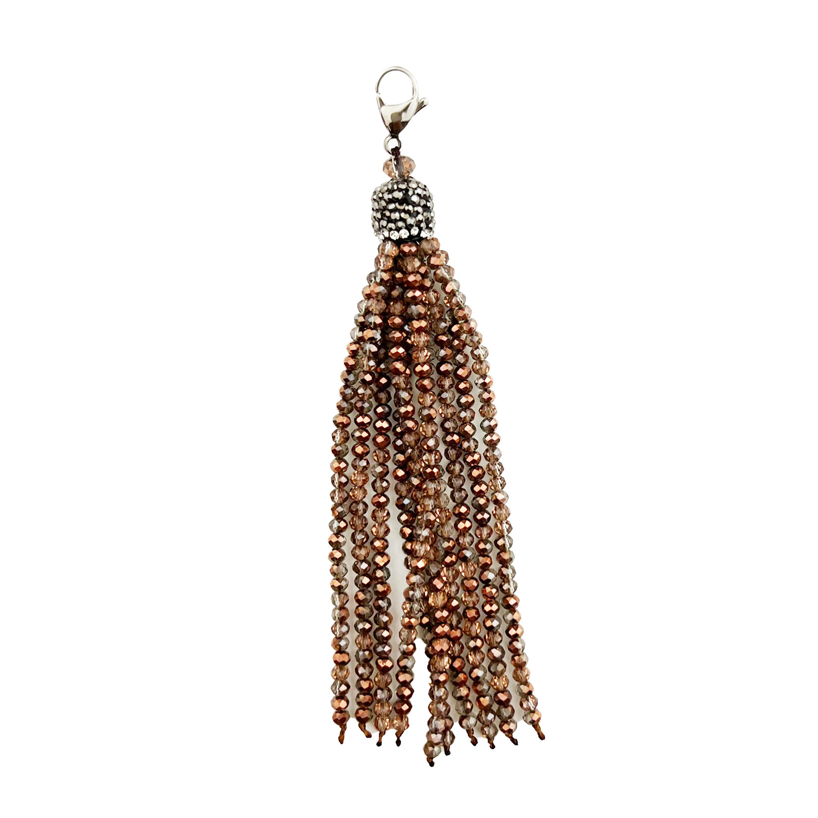 Crystal Tassel with Lobster Clasp