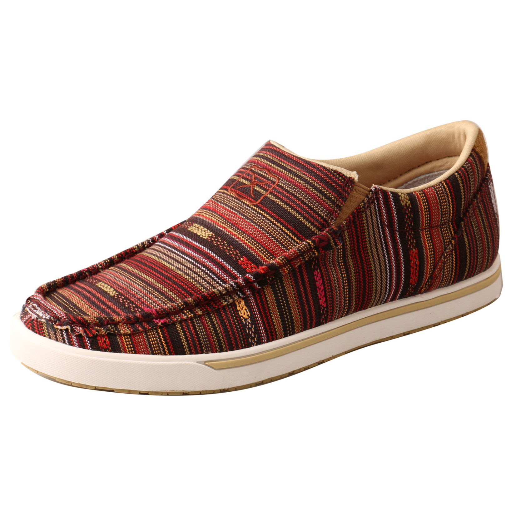 Twisted X Twisted X WCA0046 Slip-On Kicks - Merlot Multi