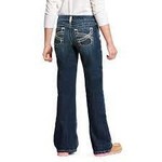 Ariat Ariat 10025984 GIRLS REAL BOOT CUT ENTWINED DRESDEN