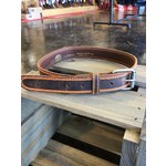 M&F M&F 3D Belt 1197 1 1/4" BROWN DIST W/BRIGHT ORANGE