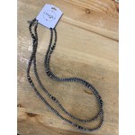 West & Co. West & Co N1301 66" DANITY FAUX NAVAJO NECKLACE PEARL