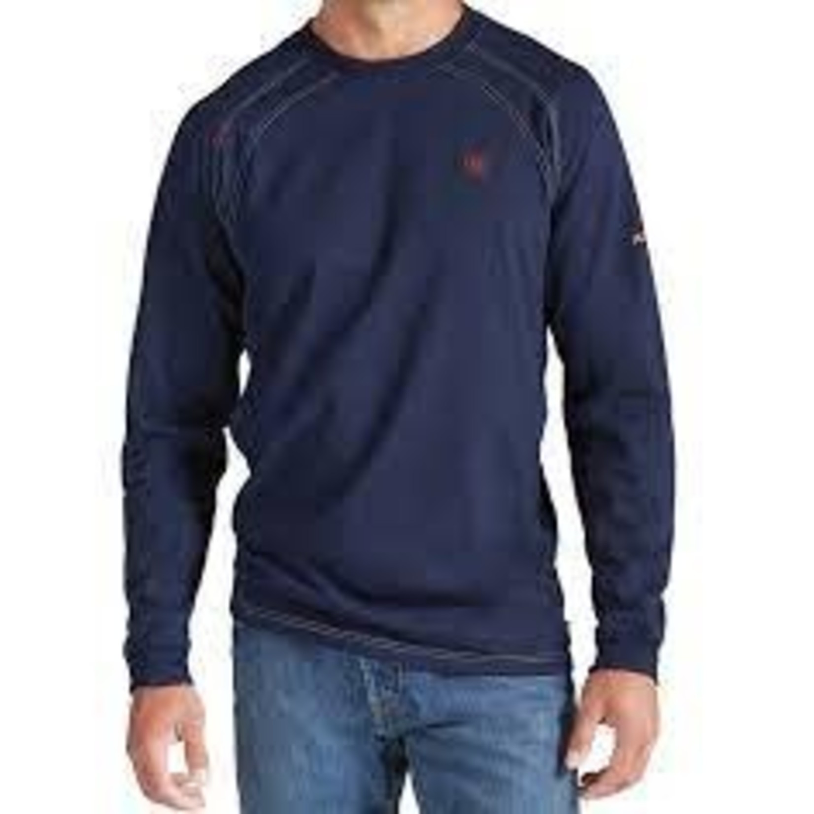 Ariat Ariat 10012256 MNS FR WORK CREW LS T-SHRT NAVY