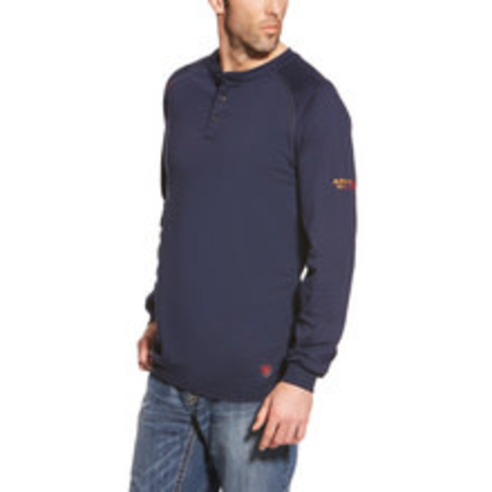 Ariat Ariat 10013518 Men's FR Henley Top Navy