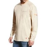 Ariat Ariat 10022328 MNS FR AIR CREW LS T-SHRT SAND HEATHER