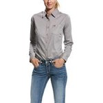 Ariat Ariat 10023870 WMS FR BASIC LS WRK SHRT SILVER FOX