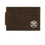 Trenditions Trenditions 2041662M2 HOOEY CARD  WALLET chocolate & dtitching