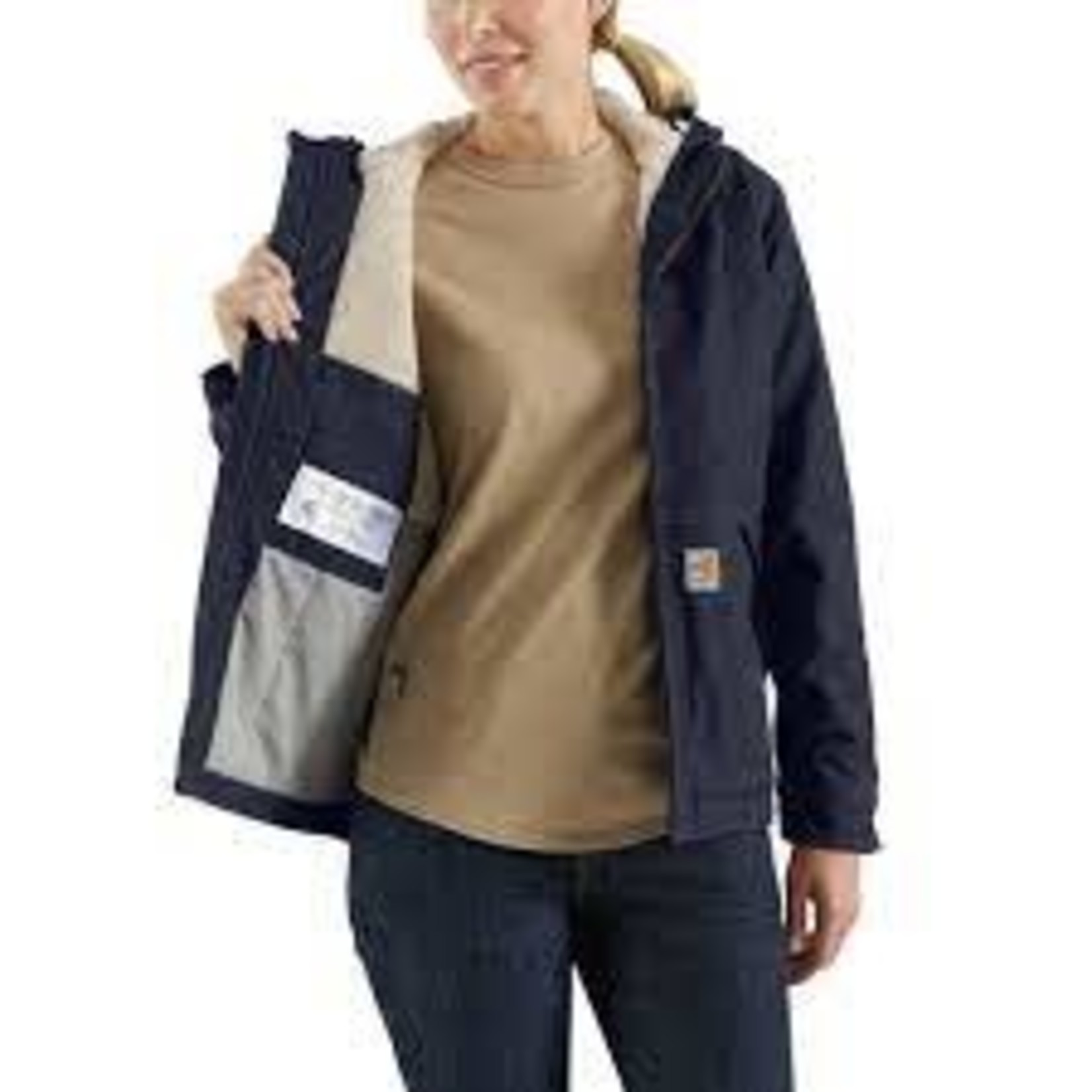 Carhartt Carhartt 102694-410 Womens FR Full Swing Quick Duck Jacket Dark NVY