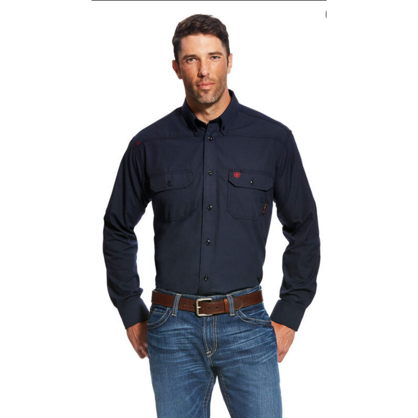 Ariat Ariat 10022899 MNS FR FEATHERLIGHT LS WRK SHRT NAVY