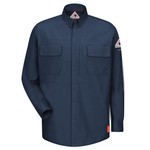 Bulwark Bulwark QS32DB FR iQ Series Comfort Woven Patch Pocket Shirt - Dark Blue