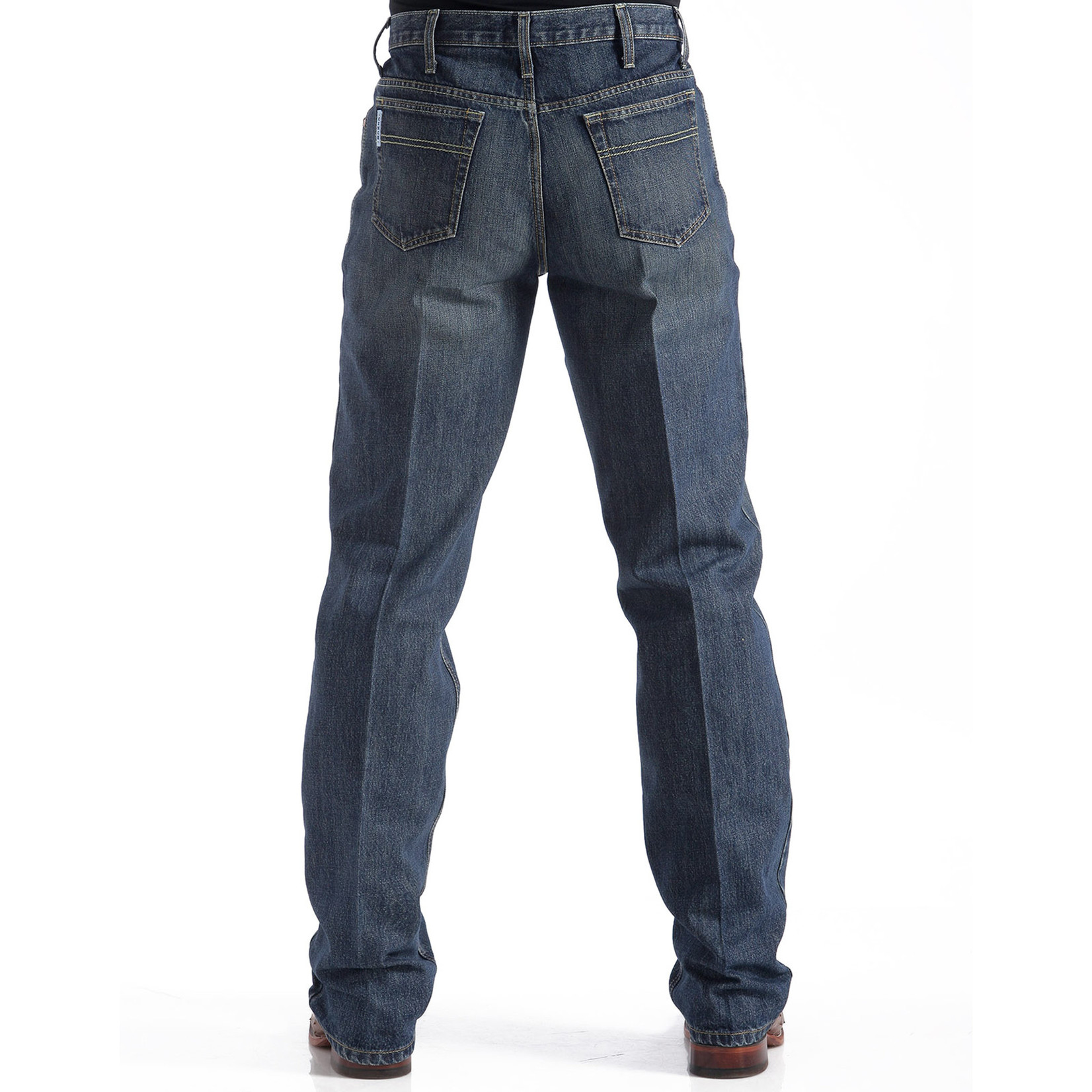 Cinch Cinch MB92834013 Cinch Men's White Label Dark Wash Relaxed Fit Straight Leg Jean