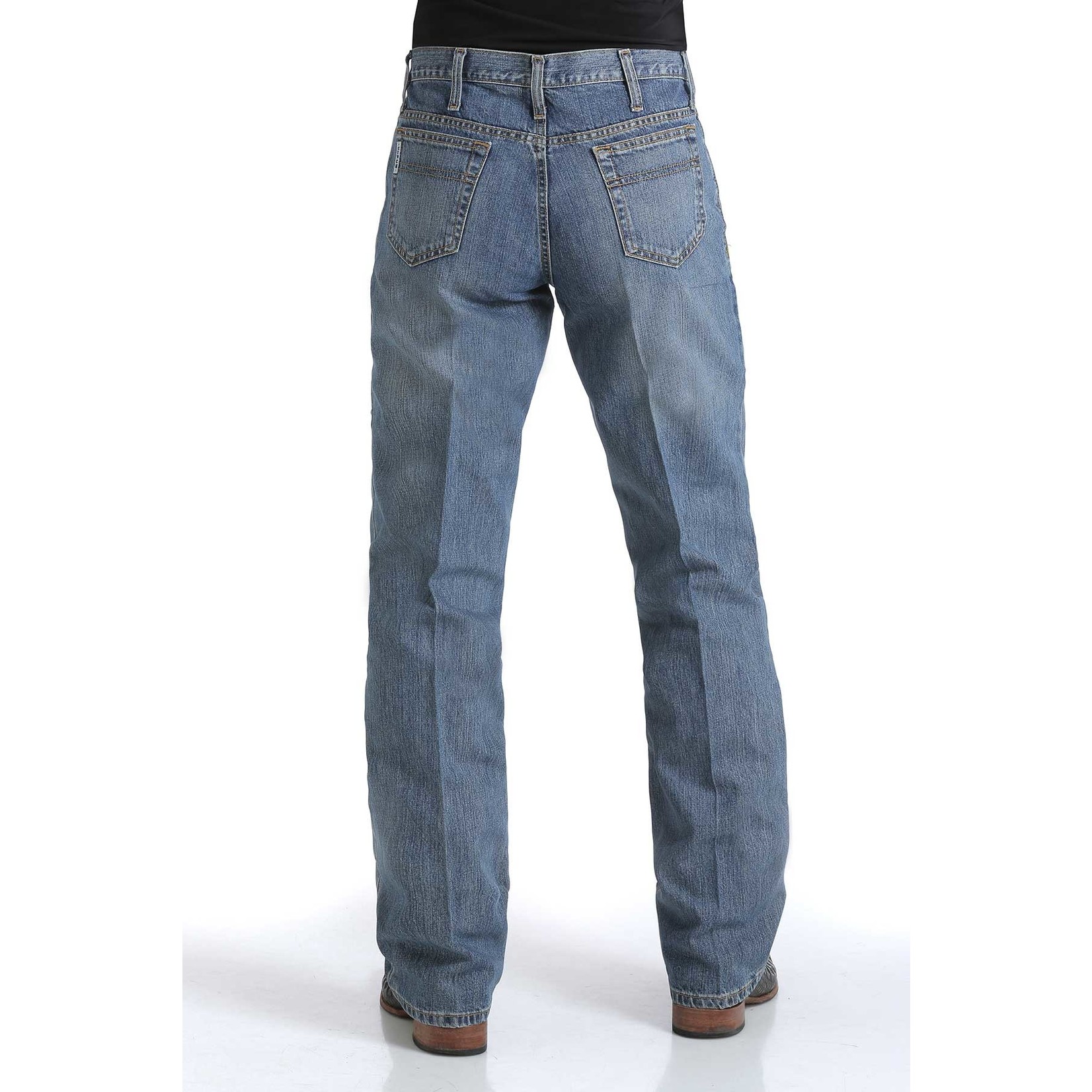 Cinch Cinch MB92834003 Cinch Men's White Label Medium Wash Relaxed Fit Straight Leg Jeans3