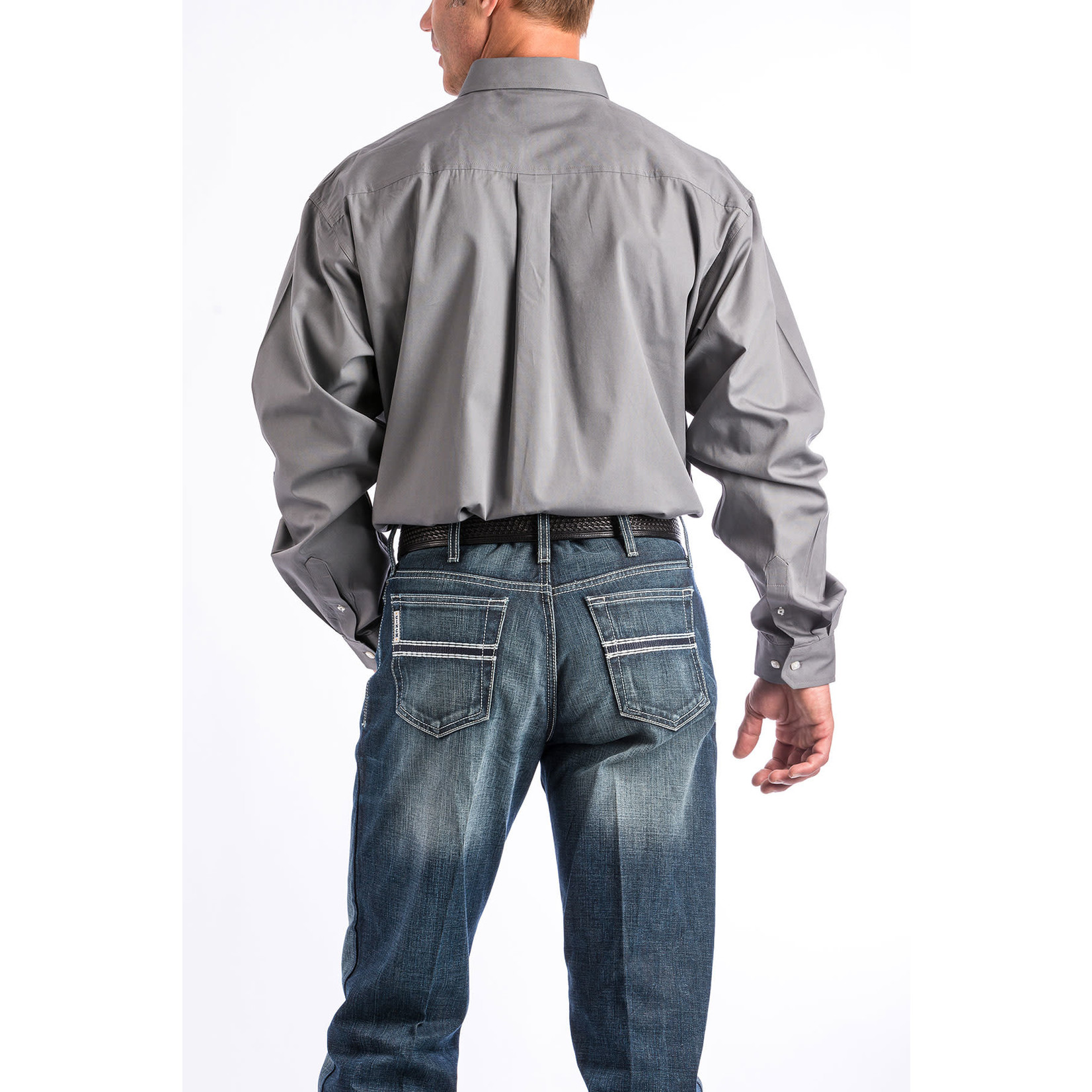 Cinch Cinch MTW1104238 Men's Long Sleeve Solid Grey