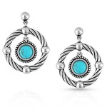 Montana Silversmiths Montana Silversmiths ER5304 Every Direction Turquoise Earring