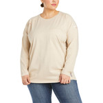 Ariat Ariat 10031020 Women's FR Air Crew Long Sleeve T-Shirt Sand Heather