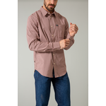Kimes Ranch Kimes Ranch Men's Welton Long Sleeve Button Up Shirt Burgundy