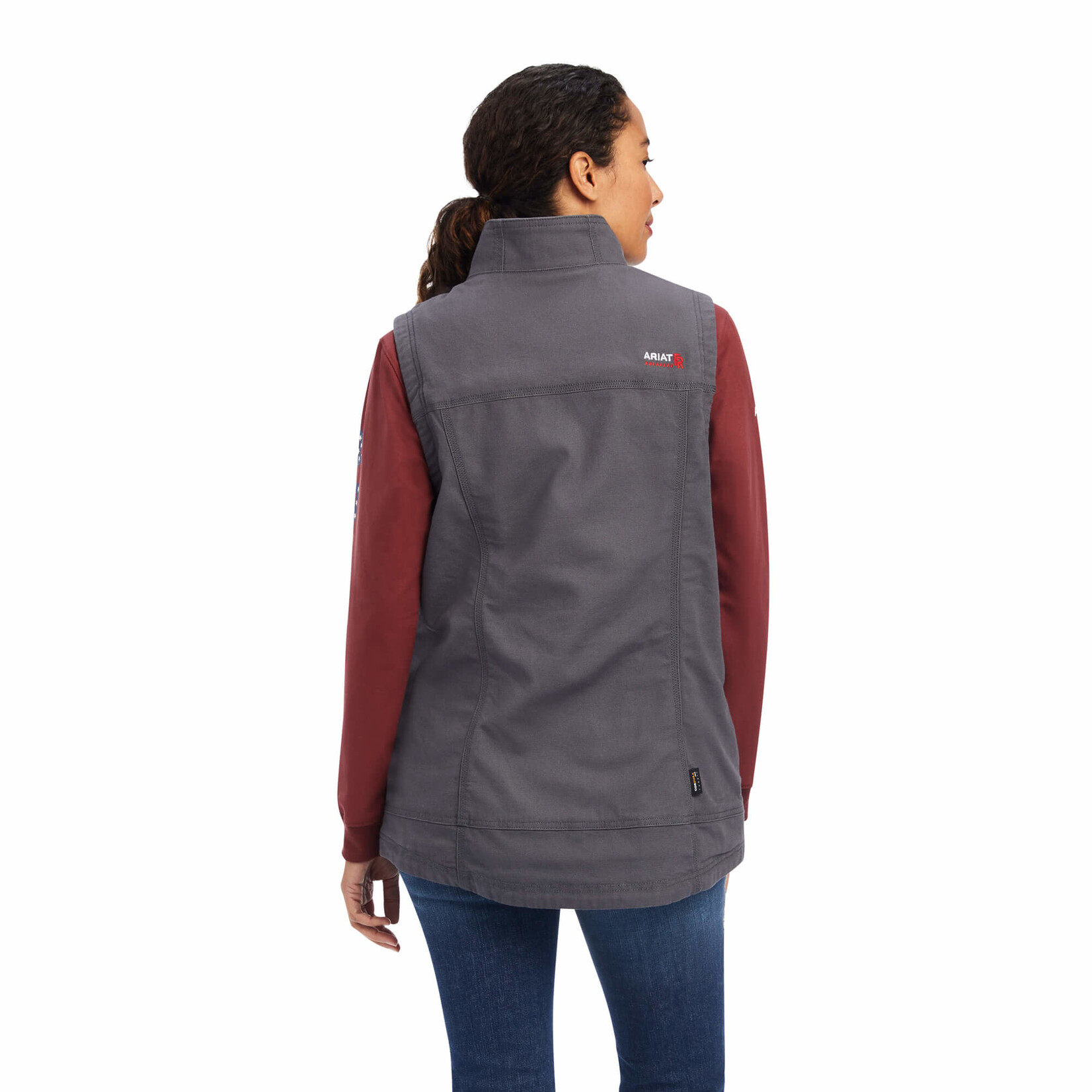 Ariat Ariat 10041790 Women's FR Duralight Stretch Canvas Vest Iron Grey