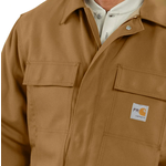 Carhartt Carhartt 101618-211 Men's FR Heavy Weight  Duck Traditional Coat/ Quilt Lined Carhartt Brown