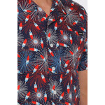 Cinch Cinch MTW1401006 Men's S/S Camp Shirt Navy