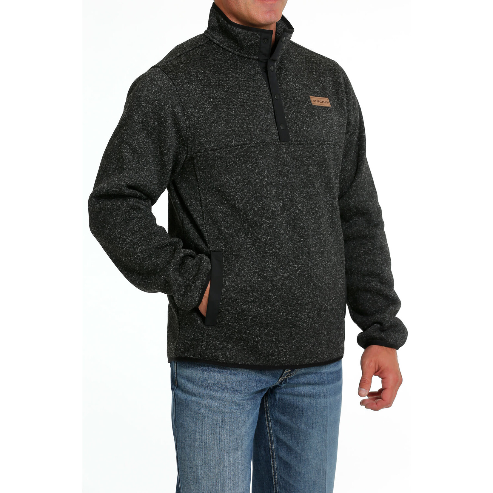 Cinch Cinch MWK1534004 Men's Pullover Sweater Charcoal