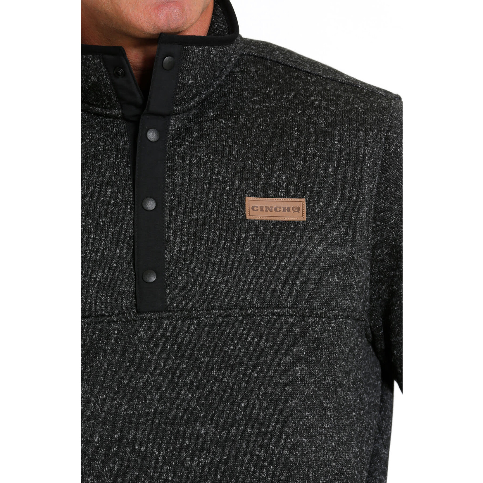Cinch Cinch MWK1534004 Men's Pullover Sweater Charcoal