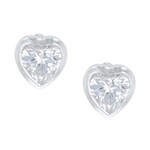 Montana Silversmiths Montana Silversmiths ER4476 Tiny Heart Crystal Post Earrings