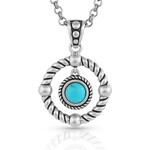 Montana Silversmiths Montana Silversmiths NC5304 Direction Turquoise Necklace