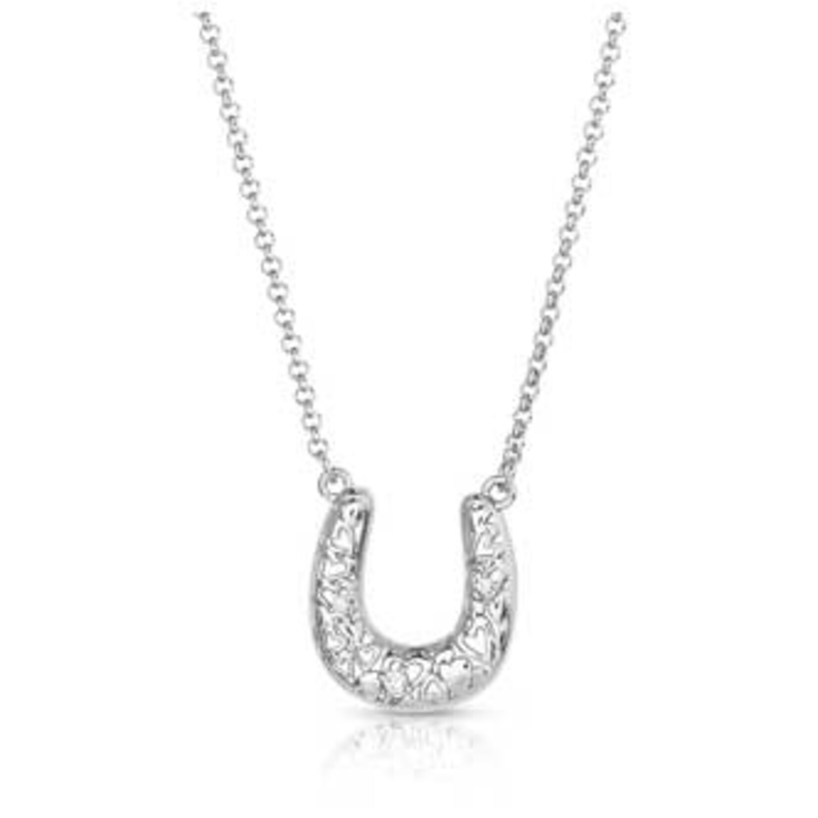 Montana Silversmiths Montana Silversmiths NC5700 Heartfelt Luck Horseshoe Necklace