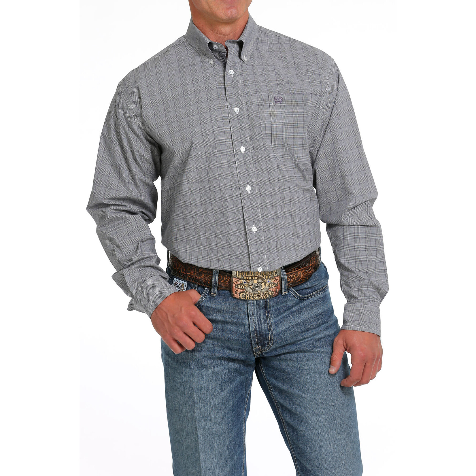 Cinch Cinch MTW1105645 Men's Long Sleeve Plaid Multi