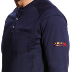 Ariat Ariat 10022597 MNS FR Air Henley LS Navy