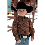 Cinch Cinch MTW7061330 Boys Long Sleeve Print Black