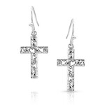 Montana Silversmiths Montana Silversmith ER5699 Heartfelt Faith Cross Earrings