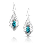 Montana Silversmiths Montana Silversmith ER5715 Turquoise Traditions Earrings