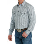 Cinch Cinch MTW1301071 Men's Long Sleeve Modern Fit White Print