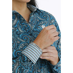 Cinch Cinch MSW9165045 Women's Long Sleeve Shirt Blue Print