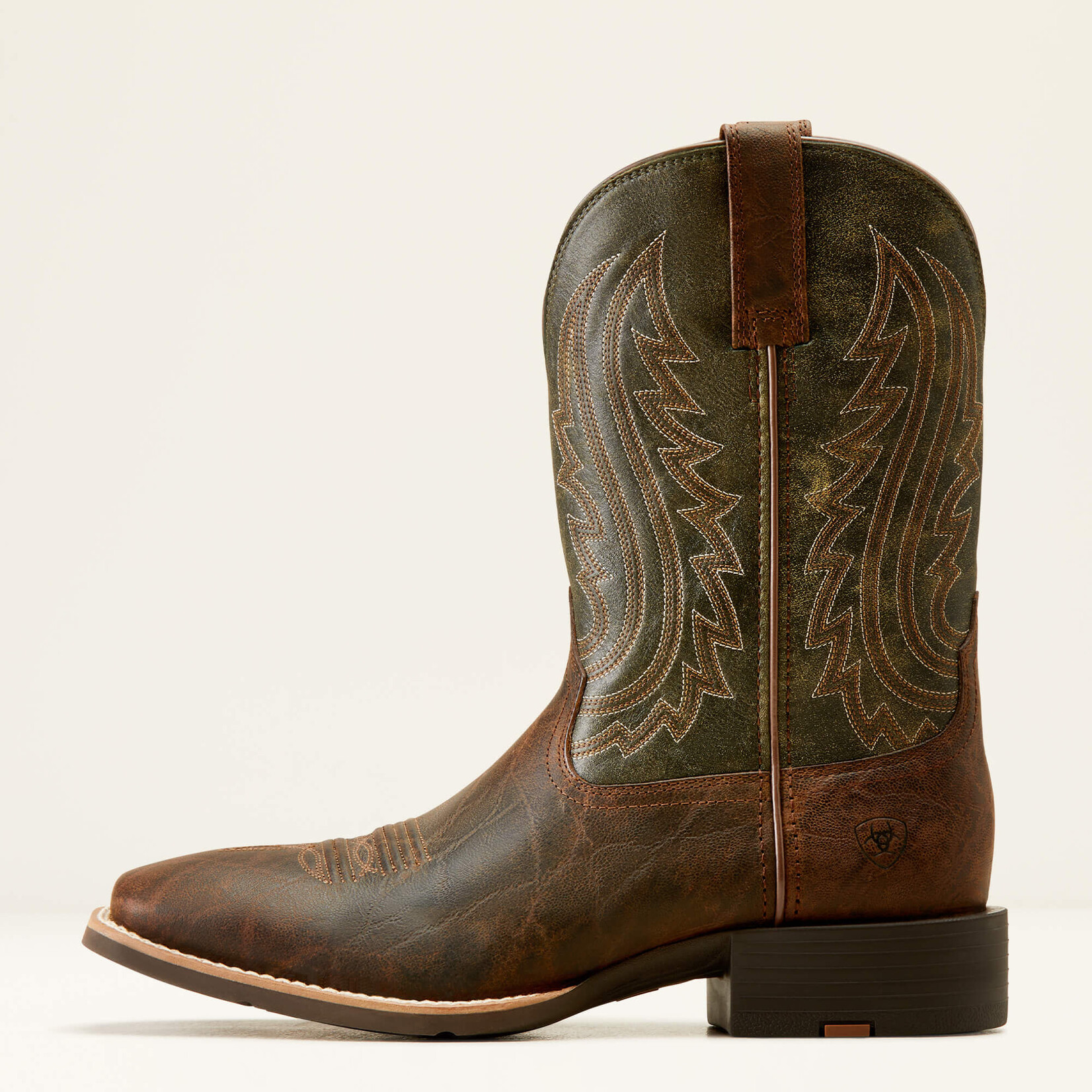 Ariat Ariat 10050935 Men's Sport Big Country Mahogany Elephant Print Forrest Green