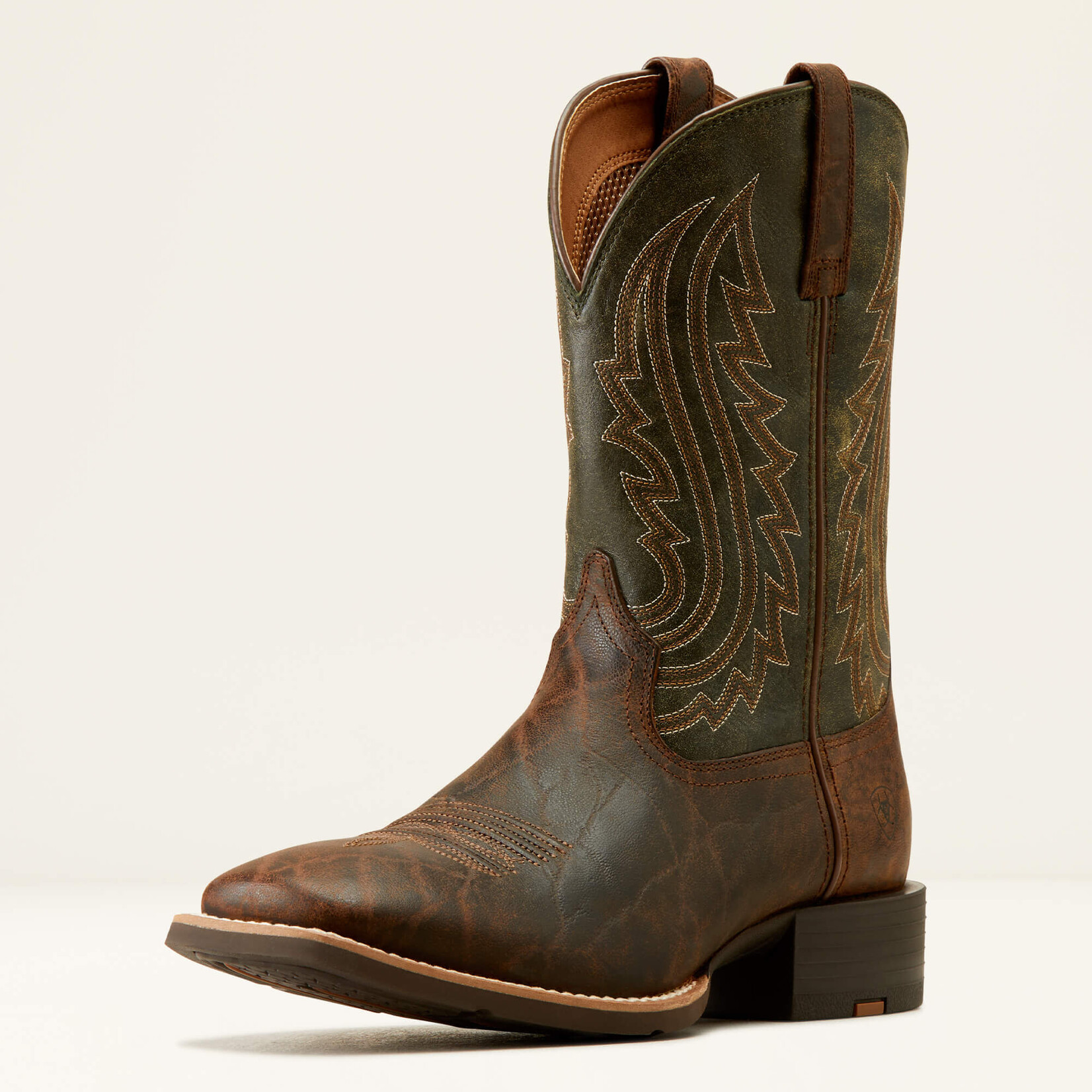 Ariat Ariat 10050935 Men's Sport Big Country Mahogany Elephant Print Forrest Green