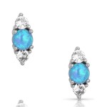 Montana Silversmiths Montana Silversmith ER5805 Delicate Moonlight Crystal Opal Earrings