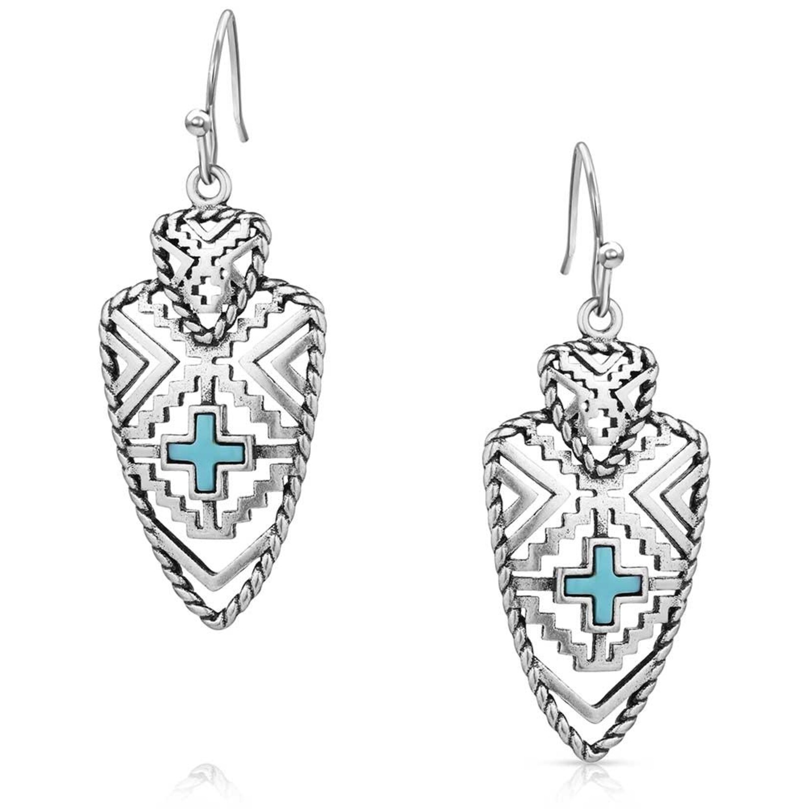 Montana Silversmiths Montana Silversmith ER5863 Patterns of the Southwest Earrings