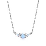 Montana Silversmiths Montana Silversmith NC5786 Refined Grace Opal Crystal Necklace