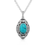 Montana Silversmiths Montana Silversmith NC5821 Blue Mesa Turquoise Necklace