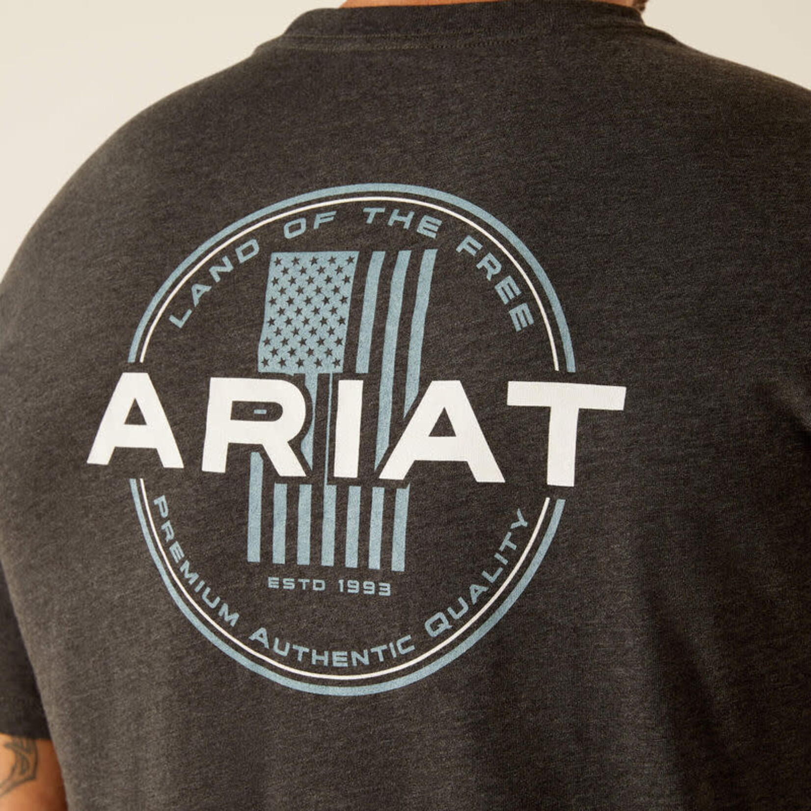 Ariat Ariat 10051761 Men's Ariat Roundabout T- Shirt Charcoal Heather