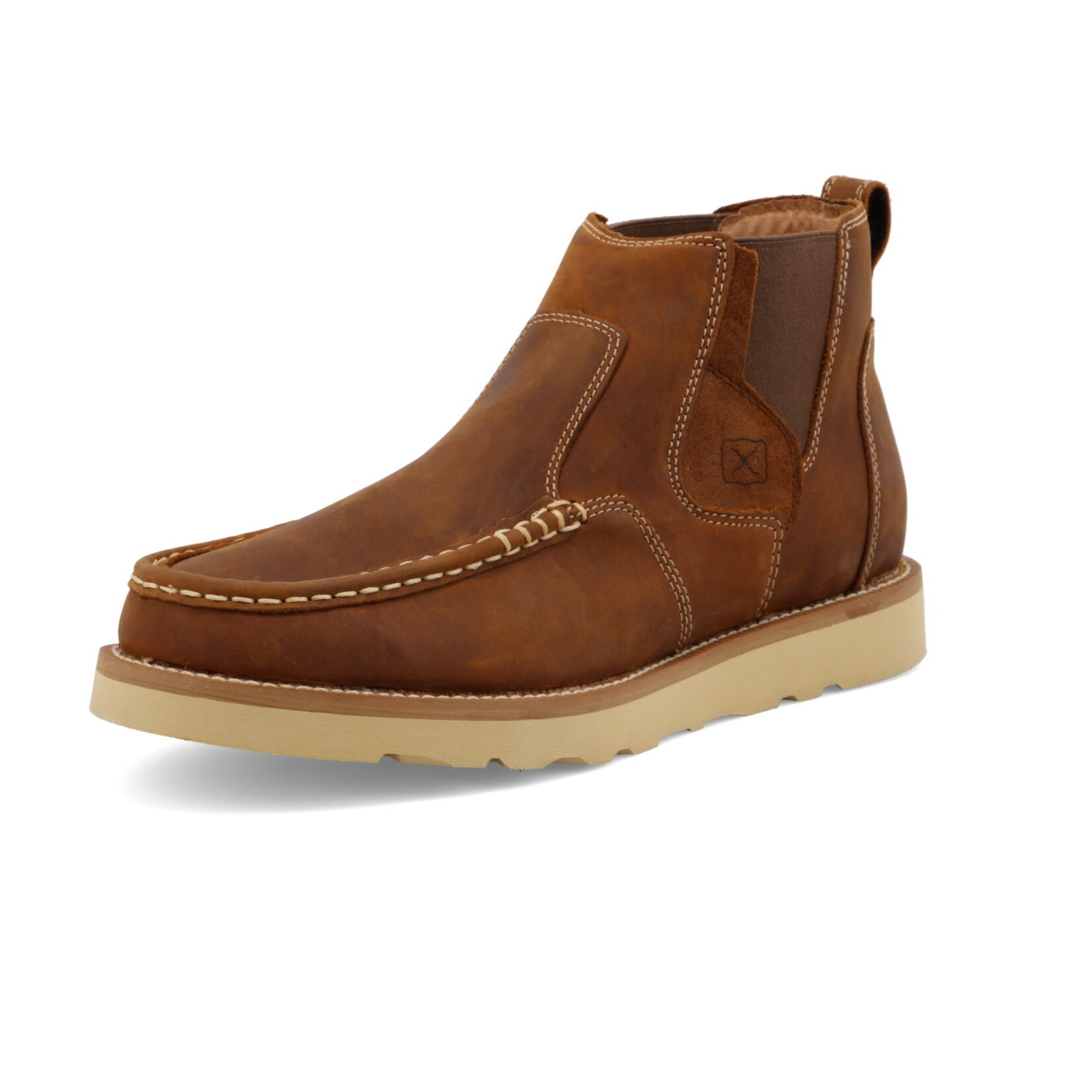 Twisted X Twisted X MCA0013 Men's 4" Chelsea Wedge Sole Boot- Oiled Saddle