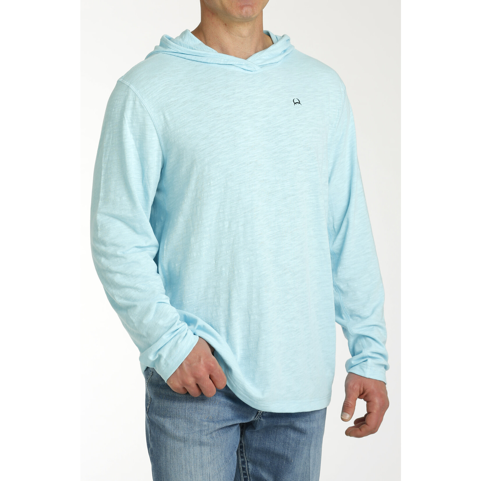 Cinch Cinch MTK1881004 Men's Arena Flex Hoodie Light Blue