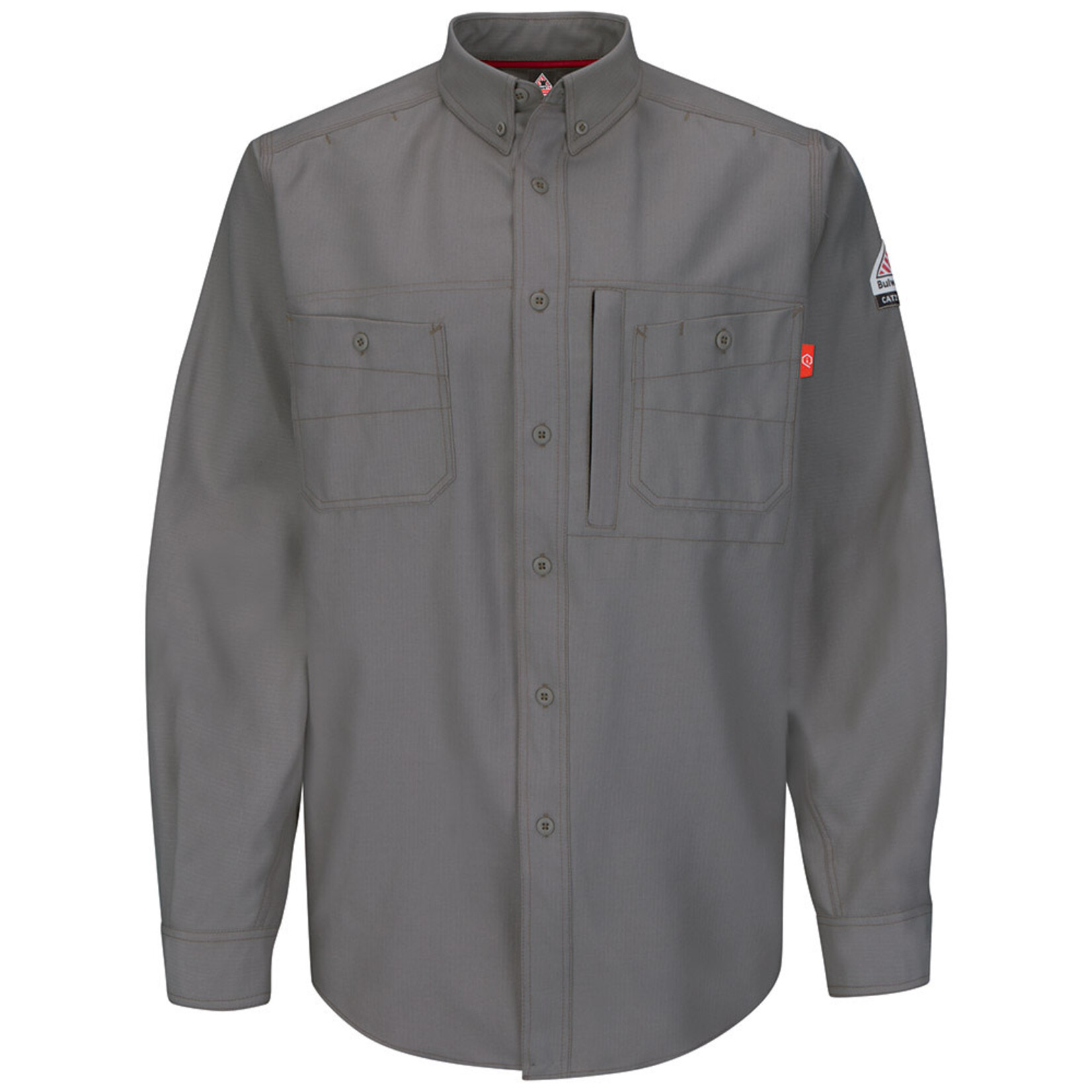 Bulwark Bulwark QS42GY FR M IQ END LS GREY UNIFORM SHIRT