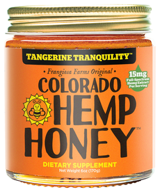 Frangiosa Farms Original Colorado Hemp Honey Tangerine Tranquility 6oz