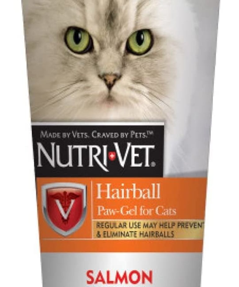NutriVet NutriVet Salmon Hair Ball Paw Gel Cats 3oz