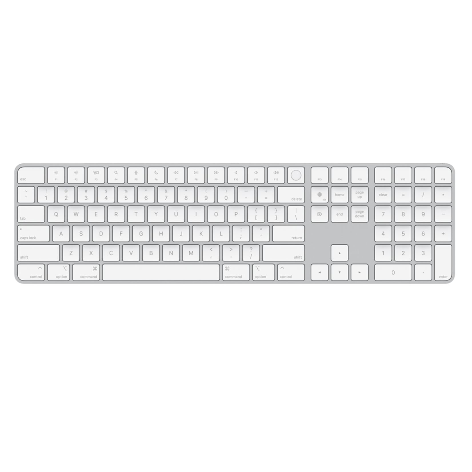 Apple Magic Keyboard with Touch ID and Numeric Keypad for Mac computers with Apple silicon - US English