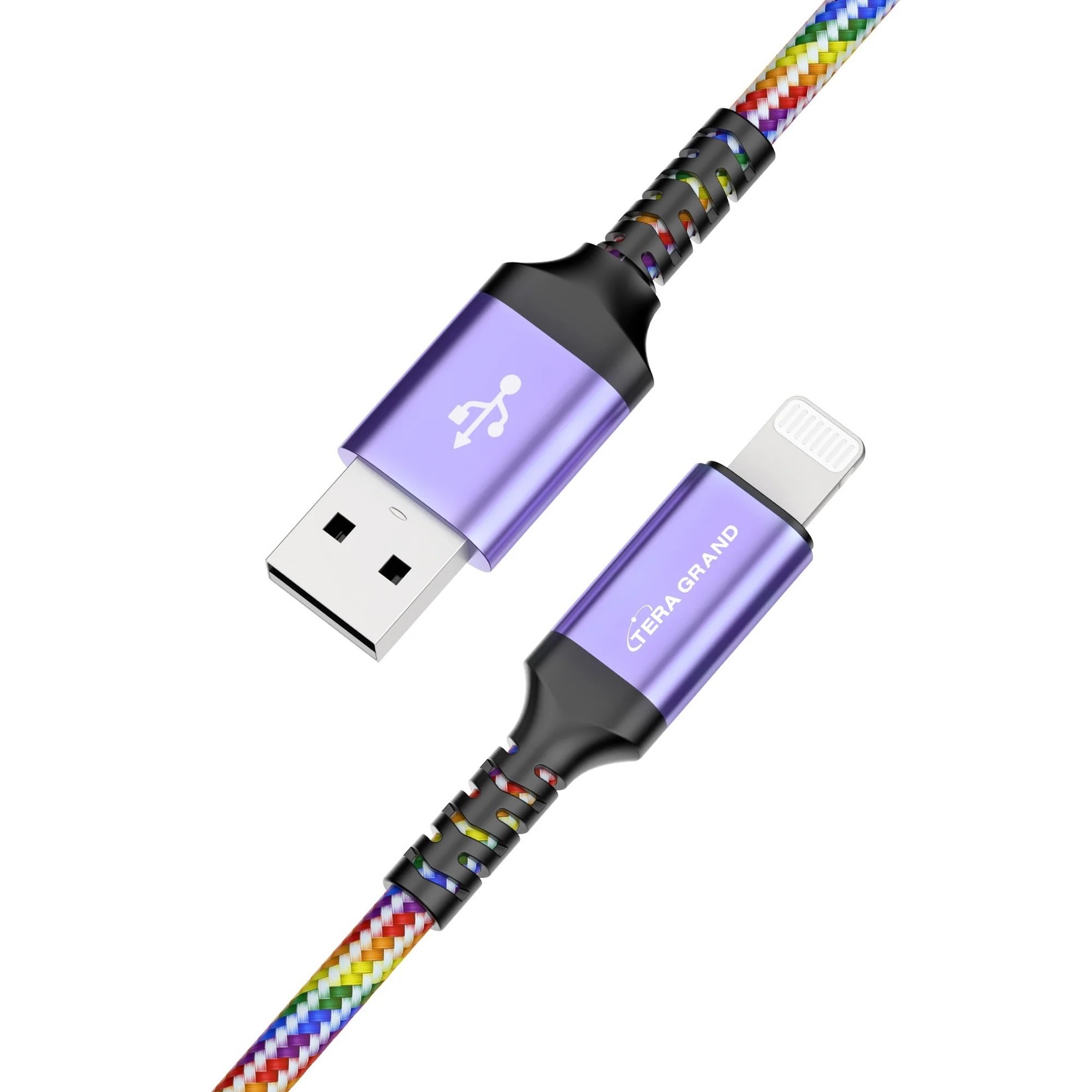 Tera Grand Lightning to USB-A Braided Cable