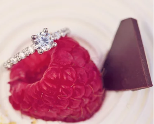 Hiding an Engagement Ring in Dessert
