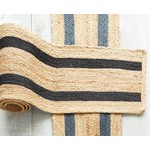 Bold Stripe Table Runner - Black